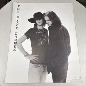 BLACK CROWES "GREATEST HITS" 2-SIDED U.S. PROMO POSTER-Robinson Bros and Artwork